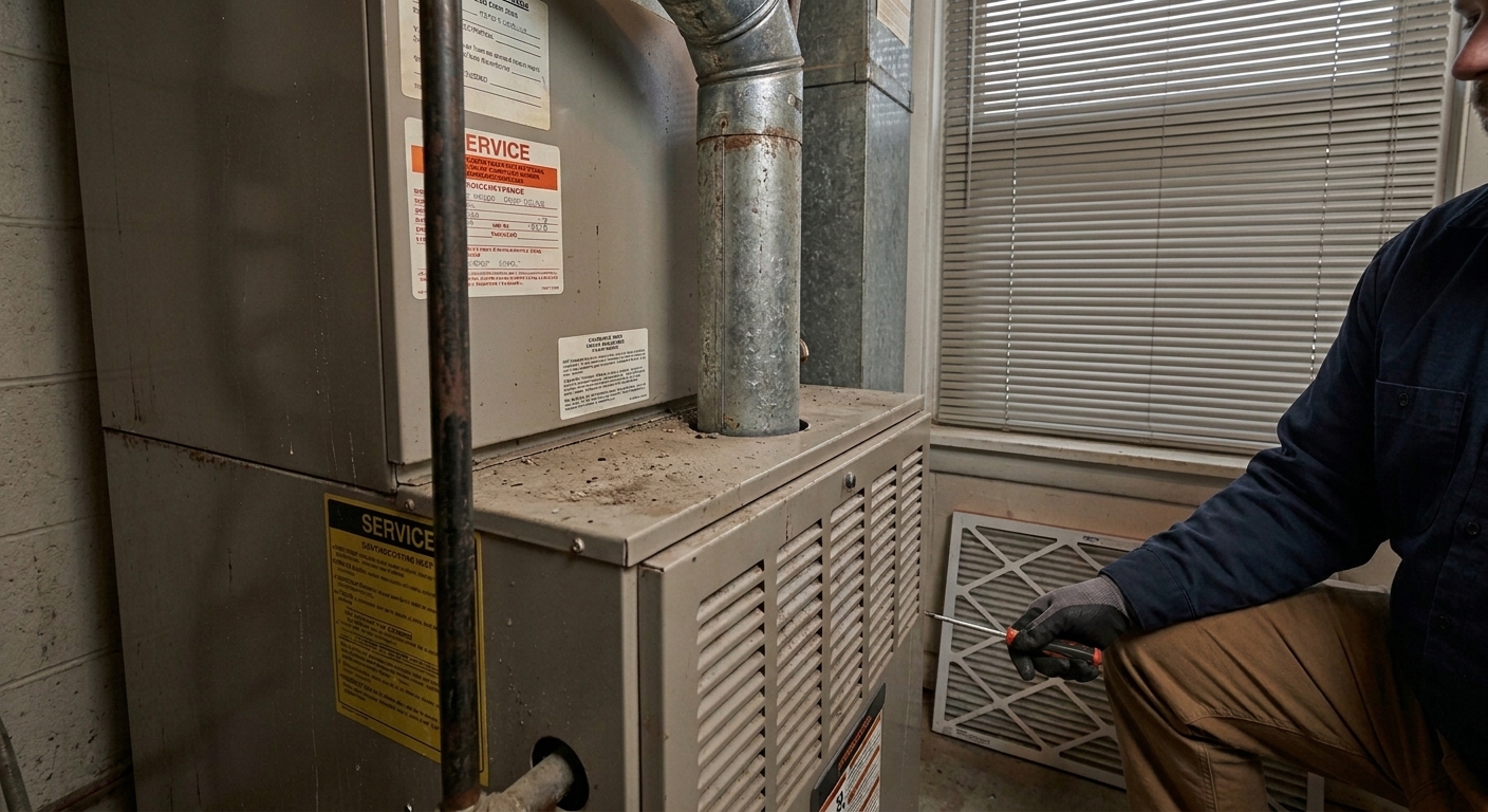 Furnace lifespan and replacement options in Hammond